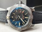 BREITLING AVENGER BLACKBIRD 44MM DLC GF 1:1 BEST EDITION TITANIUM CASE BLACK DIAL ON BLACK RUBBER STRAP A2824 V4 - Image 5