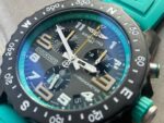 Breitling Endurance pro OGF 44mm Army gray dial tiffany Rubber Strap quartz movement - Image 3