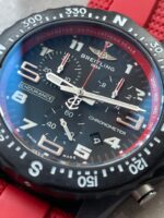 Breitling Endurance pro OGF 44mm Black dial Red Rubber Strap quartz movement - Image 4