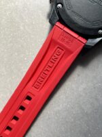 Breitling Endurance pro OGF 44mm Black dial Red Rubber Strap quartz movement - Image 9