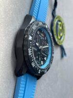 Breitling Endurance pro OGF 44mm Black dial Light Blue Rubber Strap quartz movement - Image 4
