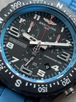 Breitling Endurance pro OGF 44mm Black dial Light Blue Rubber Strap quartz movement - Image 2