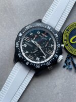 Breitling Endurance pro OGF 44mm Black dial White Rubber Strap quartz movement