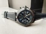 Breitling Avenger Bandit DLC GF 1:1 Best Edition Black Dial on Black Nylon Strap A7750 - Image 2