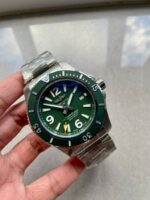 Breitling Superocean Automatic 44 BLSF 1:1 Best Edition Green Dial Green Bezel on SS Strap A2824