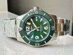 Breitling Superocean Automatic 44 BLSF 1:1 Best Edition Green Dial Green Bezel on SS Strap A2824 - Image 2