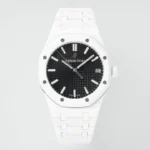 Royal Oak 41mm 15500 White Ceramic/Cer Black Dial