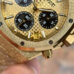 Audemars Piguet Royal Oak Chronograph Frosted Gold 26240 Yellow Dial 41mm - Image 7