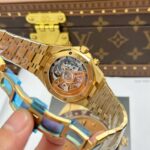 Audemars Piguet Royal Oak Chronograph Frosted Gold 26240 Yellow Dial 41mm - Image 8