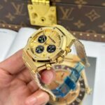 Audemars Piguet Royal Oak Chronograph Frosted Gold 26240 Yellow Dial 41mm - Image 3