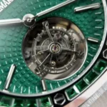 Audemars Piguet Imitation Royal Oak Selfwinding Flying Tourbillon 26730BC Green Dial 41mm Super Clone - Image 6