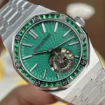 Audemars Piguet Imitation Royal Oak Selfwinding Flying Tourbillon 26730BC Green Dial 41mm Super Clone - Image 5