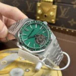 Audemars Piguet Imitation Royal Oak Selfwinding Flying Tourbillon 26730BC Green Dial 41mm Super Clone - Image 2