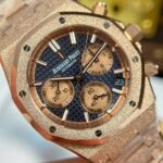 Audemars Piguet Royal Oak Chronograph Frosted Gold 26240 Blue Dial APS Factory 41mm - Image 3