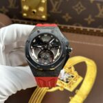Audemars Piguet Imitation Watch Royal Oak Concept Flying Tourbillon UAE Version Red Rubber Strap 42mm
