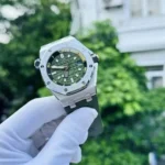 Audemars Piguet Royal Oak 15720ST 42mm IP Factory Green Dial - Image 3