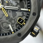 Audemars Piguet Royal Oak DiW 15500 Imitation Watch Case Carbon Second Hand Is Yellow 41mm - Image 5