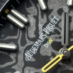 Audemars Piguet Royal Oak DiW 15500 Imitation Watch Case Carbon Second Hand Is Yellow 41mm - Image 6