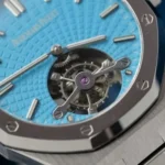 Audemars Piguet Royal Oak Flying Tourbillon 41mm with Tiffany Blue Dial - Image 2