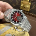 Audemars Piguet Imitation Royal Oak Selfwinding Flying Tourbillon 26730ST Burgundy Dial 41mm Super Clone - Image 2