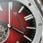Audemars Piguet Imitation Royal Oak Selfwinding Flying Tourbillon 26730ST Burgundy Dial 41mm Super Clone - Image 6