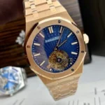 Audemars Piguet Royal Oak Tourbillon 26522OR 41mm in Rose Gold with Blue Dial - Image 2