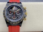 Rolex Daytona By Blaken Skeleton Dial Rubber Strap Red 40mm