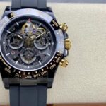 Rolex Daytona By Blaken Skeleton Dial Rubber Strap 40mm