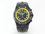 Royal Oak Offshore Bumble Bee Forged Carbon 1:1 JF Best Edition on Leather Strap