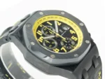 Royal Oak Offshore Bumble Bee Forged Carbon 1:1 JF Best Edition on Leather Strap - Image 6