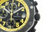 Audemars Piguet Royal Oak Offshore Chronograph Bumble Bee Carbon Black Dial Alligator - Image 8