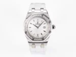 Royal Oak Offshore 33mm SS DRF Best Edition White Dial Diamonds Bezel