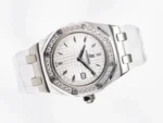 Royal Oak Offshore 33mm SS DRF Best Edition White Dial Diamonds Bezel - Image 4