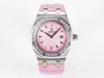 Royal Oak Offshore 33mm SS DRF Best Edition Pink Dial Diamonds Bezel