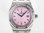 Royal Oak Offshore 33mm SS DRF Best Edition Pink Dial Diamonds Bezel - Image 2