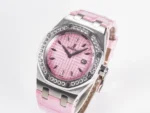 Royal Oak Offshore 33mm SS DRF Best Edition Pink Dial Diamonds Bezel - Image 3