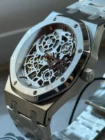 Royal Oak Openworked 16204 SS ZF 1:1 Best Edition Skeleton Dial on SS Bracelet A7124 Super Clone - Image 5