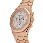 Audemars Piguet Royal Oak Chronograph Rose Gold White Dial - Image 3
