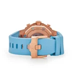 Audemars Piguet Royal Oak Offshore Chronograph Rose Gold Blue Dial Diamond Bezel - Image 4