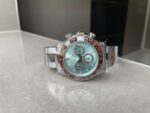 Daytona 116506 904L SS Ice Blue Dial with open Back on SS Bracelet QF Asia 4131 - Image 3