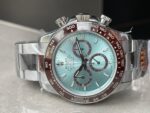 Daytona 116506 904L SS Ice Blue Dial with open Back on SS Bracelet QF Asia 4131 - Image 4