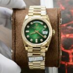Rolex Day-Date 128238 Dial Green Ombre Weight 158 Grams QF Factory 36mm