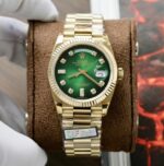 Rolex Day-Date 128238 Dial Green Ombre Weight 158 Grams QF Factory 36mm