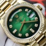 Rolex Day-Date 128238 Dial Green Ombre Weight 158 Grams QF Factory 36mm - Image 3