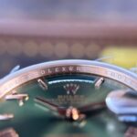 Rolex Day-Date Green Dial Rose Gold Weight 186 Grams QF Factory 40mm - Image 4