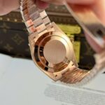 Rolex Day-Date Green Dial Rose Gold Weight 186 Grams QF Factory 40mm - Image 8