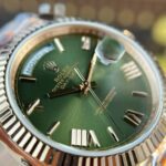 Rolex Day-Date Green Dial Rose Gold Weight 186 Grams QF Factory 40mm - Image 6