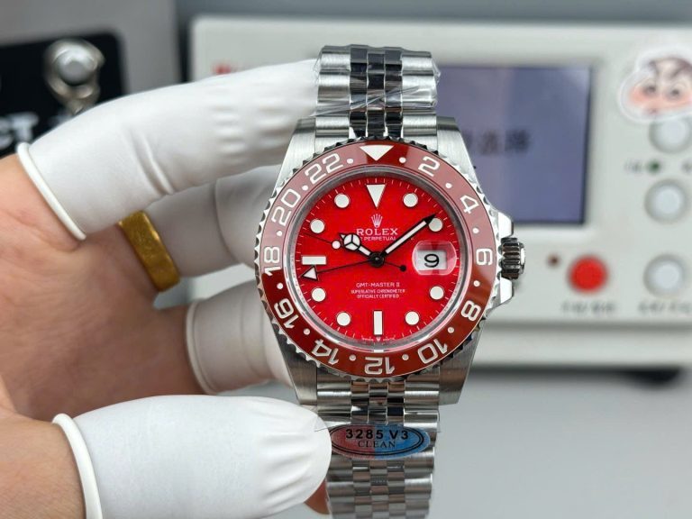Dong-Ho-Rolex-GMT-Master-II-Replica-11-Mat-So-Mau-Do-May-Calibre-3285-Super-Clone-40mm-3-768x576 Rolex GMT-Master II Red Dial Calibre 3285 Movement 40mm - Image 1