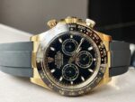 Daytona 116518 Clean Factory 1:1 Best Edition Black Dial on Oysterflex Rubber Strap SA4130 - Image 3