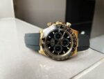Daytona 116518 Clean Factory 1:1 Best Edition Black Dial on Oysterflex Rubber Strap SA4130 - Image 4
